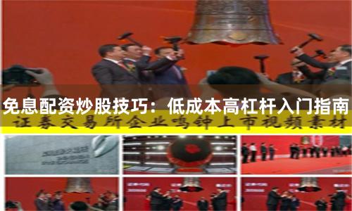 免息配资炒股技巧：低成本高杠杆入门指南